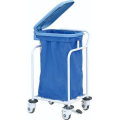 Hospital Assemble Movable Surgical Aluminium Alloy Medical Nursing Server Cart Trolley with Casters/Basket/Handle/Tray